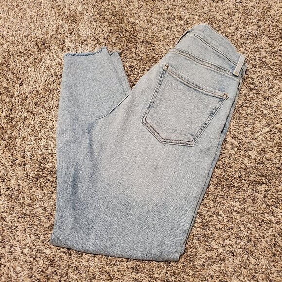 Agolde Light Blue Ankle & Cropped Jeans - Picture 1 of 4